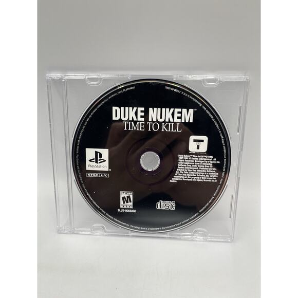 Duke Nukem Time to Kill - Sony PlayStation 1 DISC ONLY - Picture 1 of 7